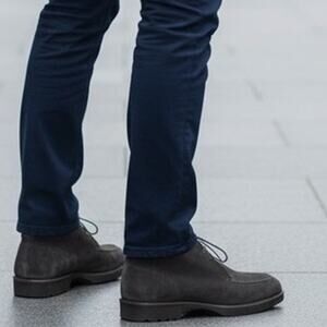 "Donald J. Pliner" Brown Suede Chukka Boot SZ 14 M Italy Mint Condition Lace Up